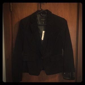 Banana Republic black velvet blazer